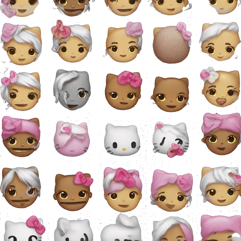 Hello kitty emojis emoji