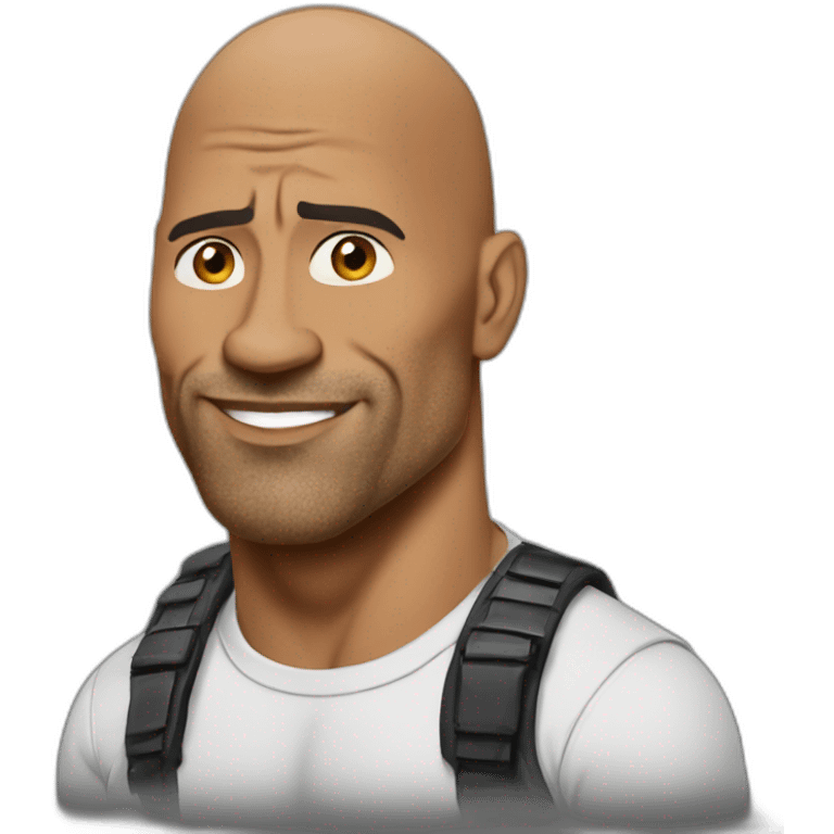 the rock rizz emoji