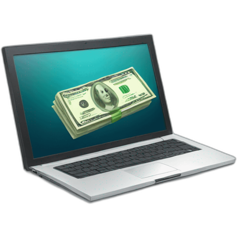 laptop money emoji