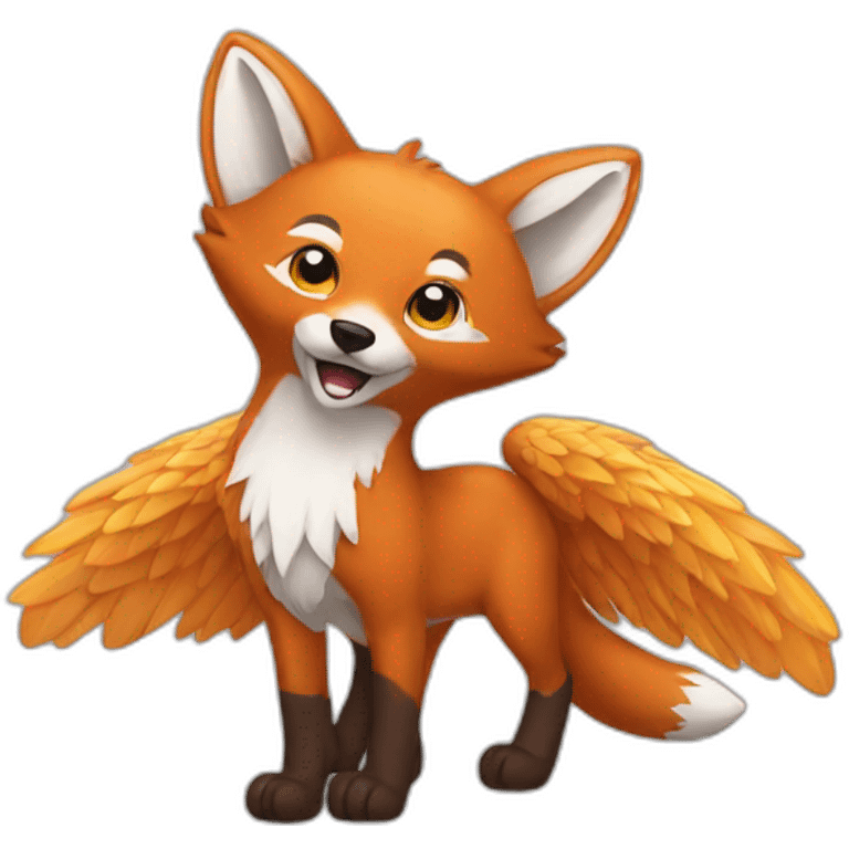 fox with wings emoji