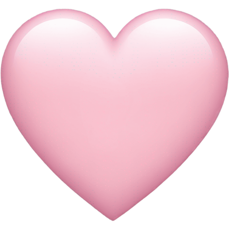 Light pink heart emoji