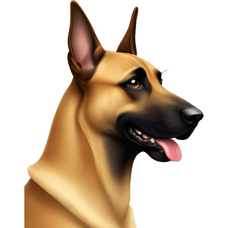 malinois fais le beau emoji