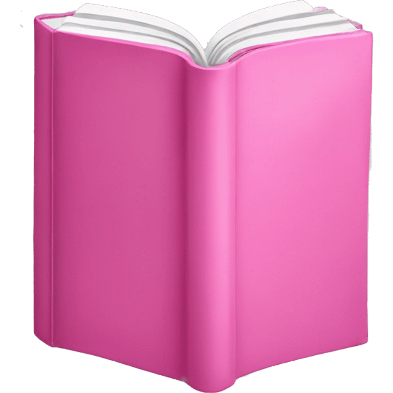 pink reading book emoji