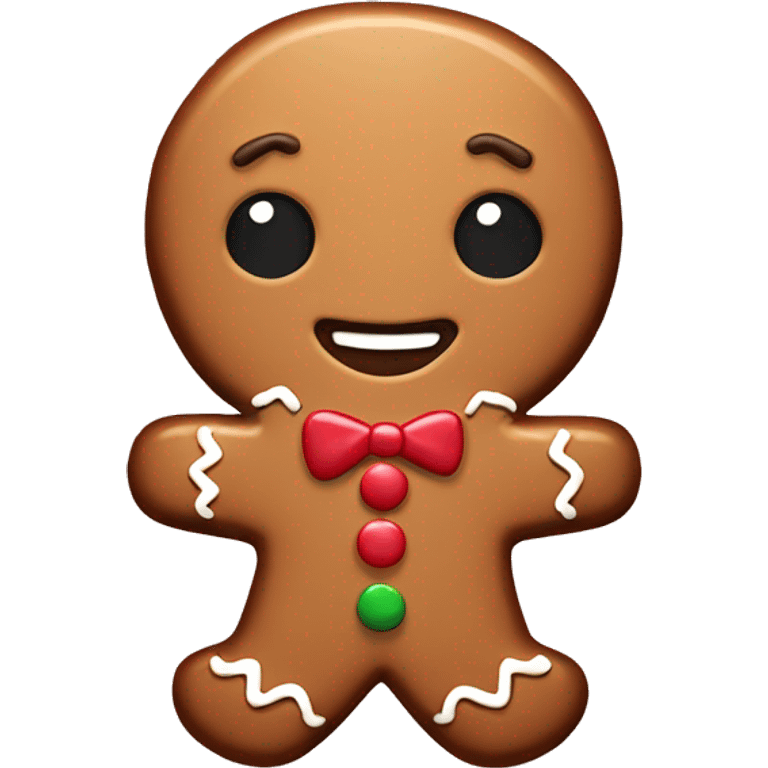 Gingerbread cookie emoji