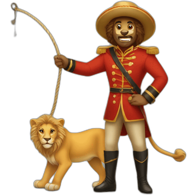 lion tamer emoji