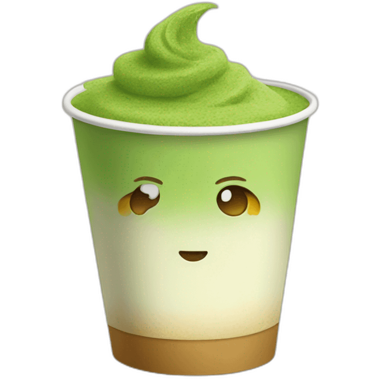 Matcha in paper cup emoji