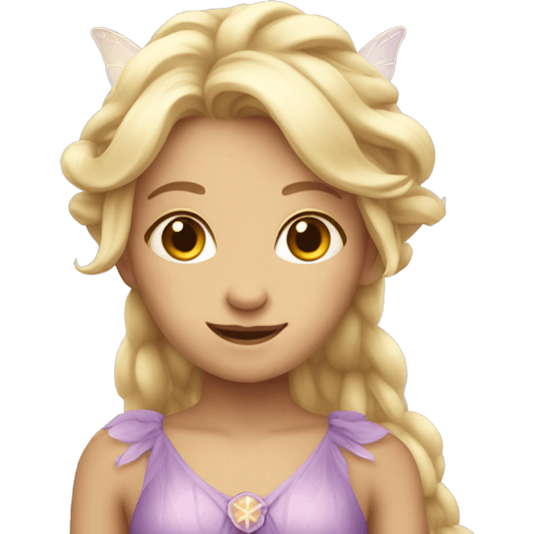 light-haired fairy emoji