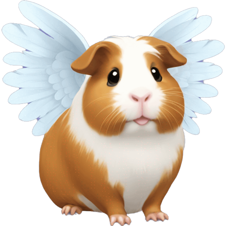 guinea pig with angel wings  emoji