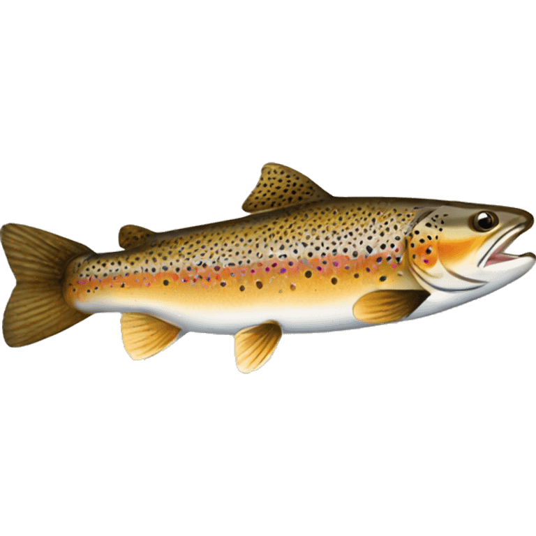 Brown trout  emoji