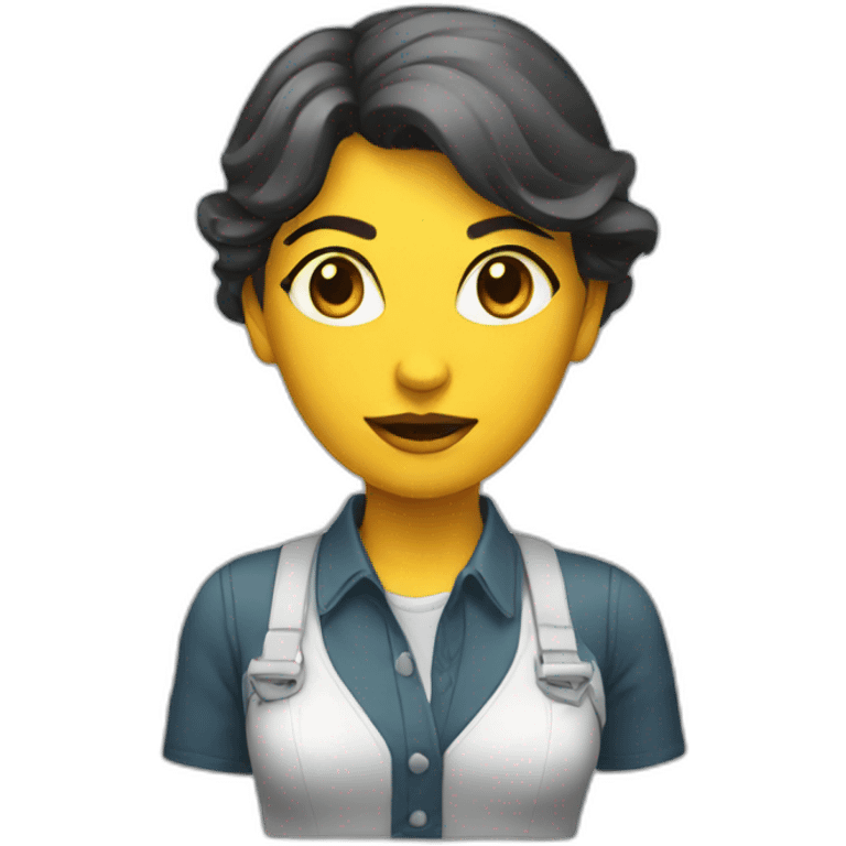 Suspension woman emoji