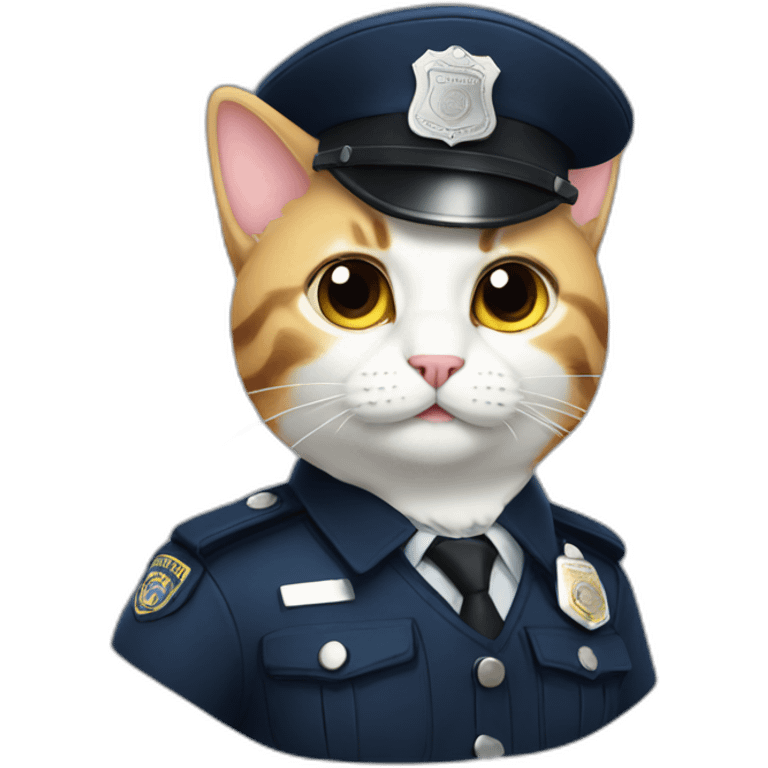 Cat police emoji