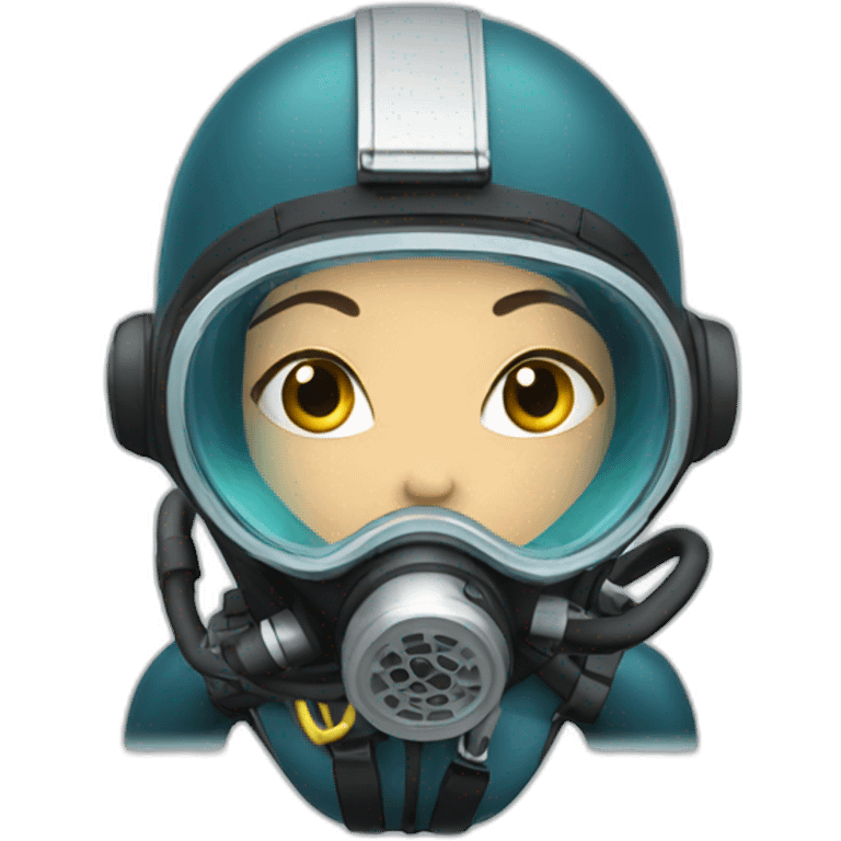 underwater divers woman emoji