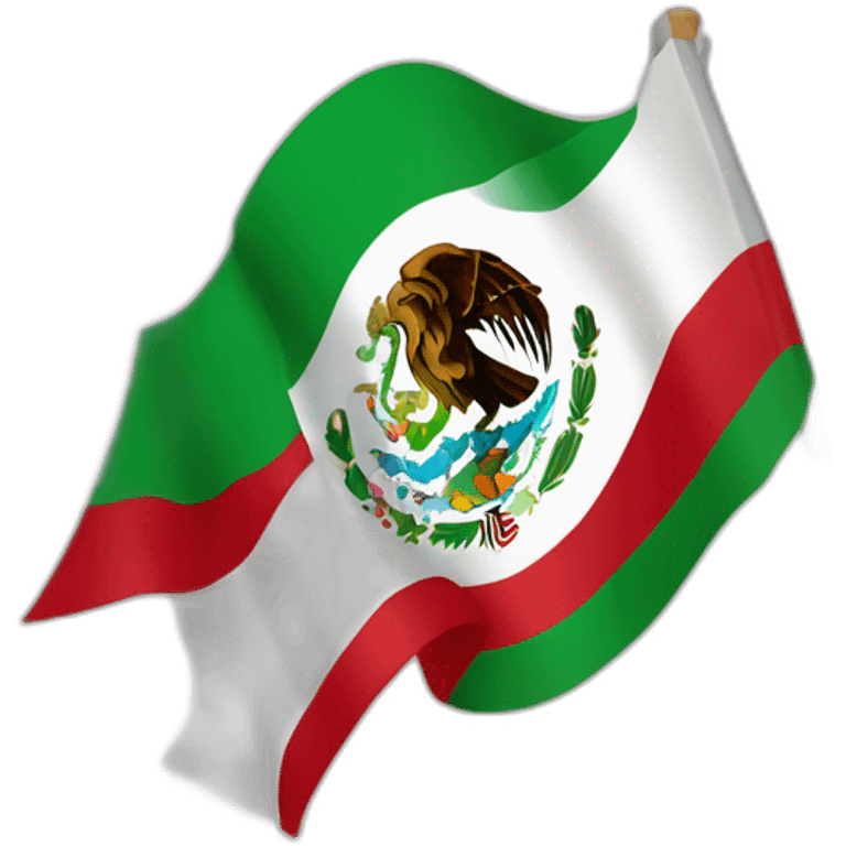 Drapeau peruvien frappe drapeau mexicain emoji