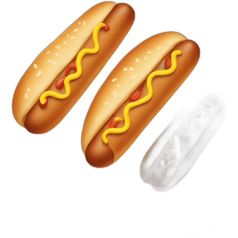 hot dog in bread emoji