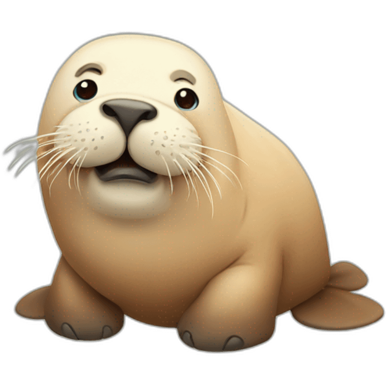 cute walrus emoji