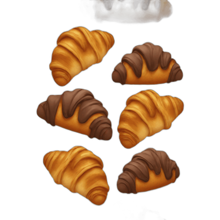 Chocolate croissant  emoji