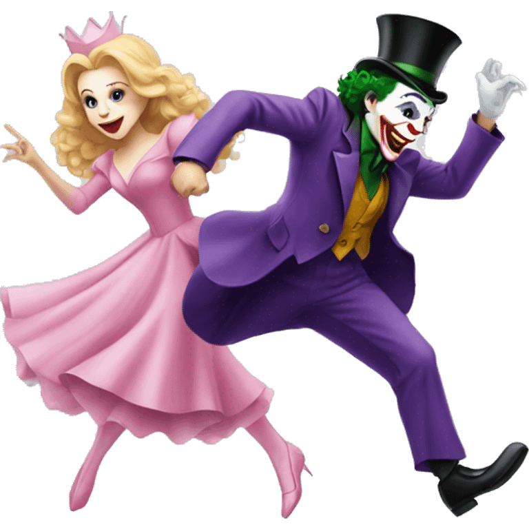 Joker chasing Glinda  emoji