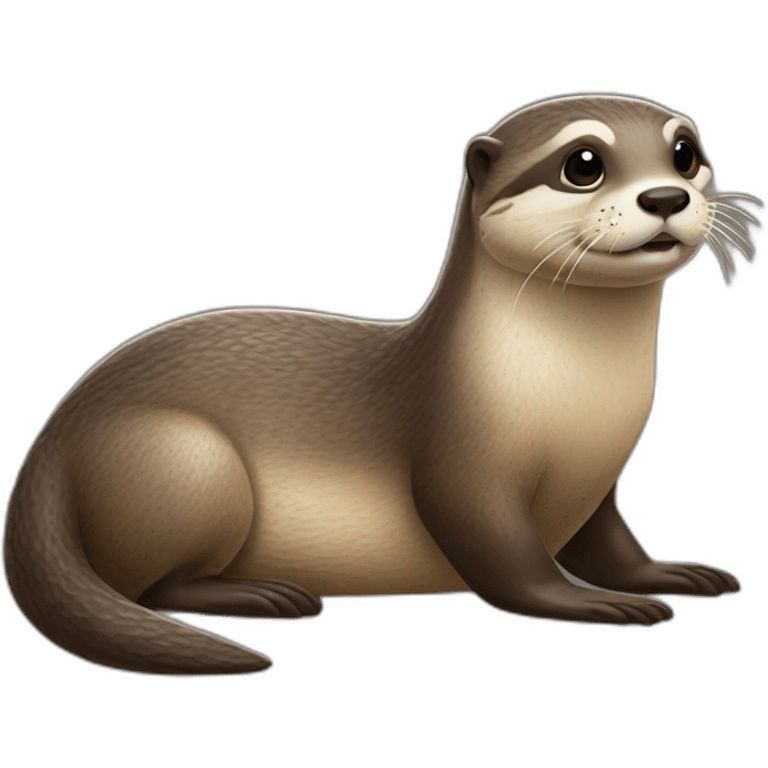 Loutre qui fait caca emoji