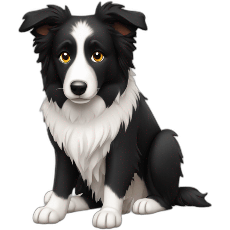 border collie non symetrique emoji