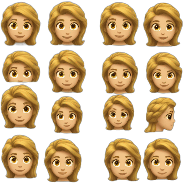 Raiponce emoji