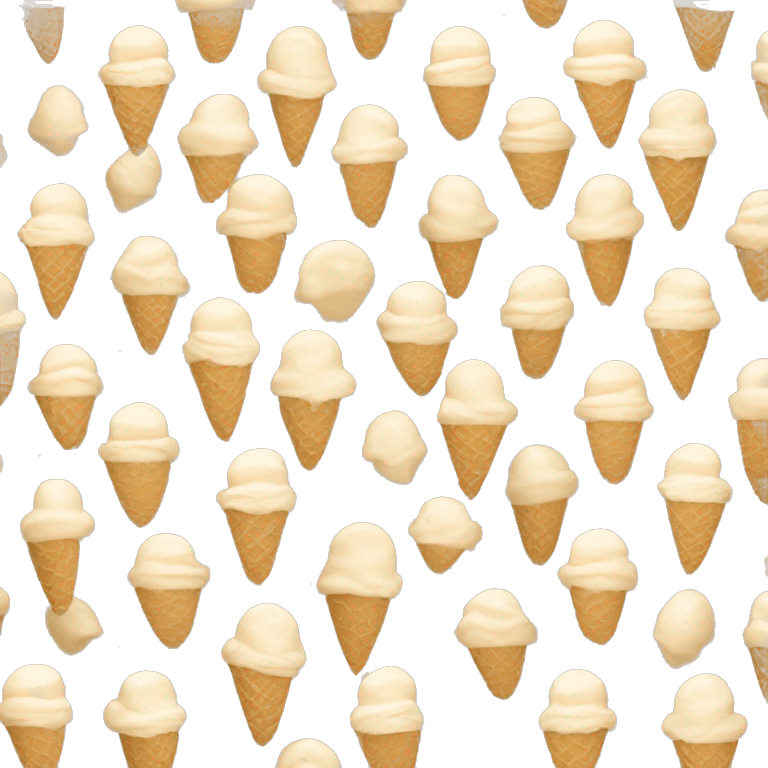 beige icecream emoji