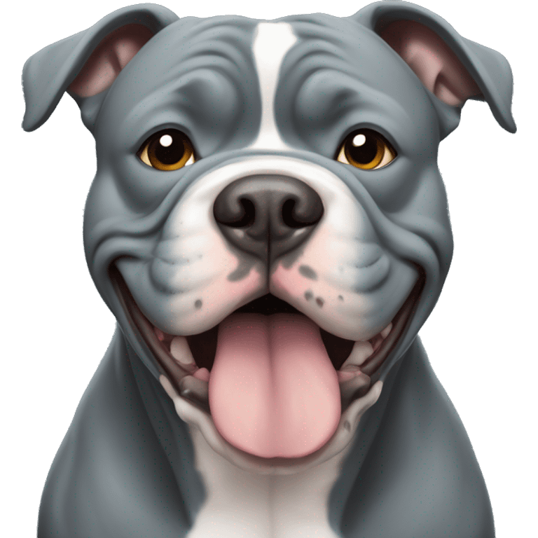 Blue American Bully  emoji