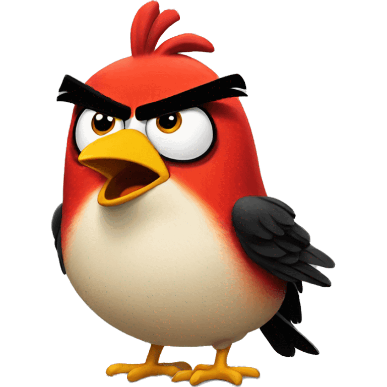 angry bird emoji