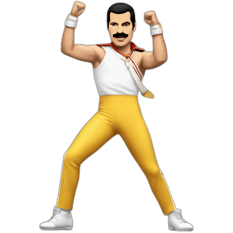 freddie mercury iconic pose emoji