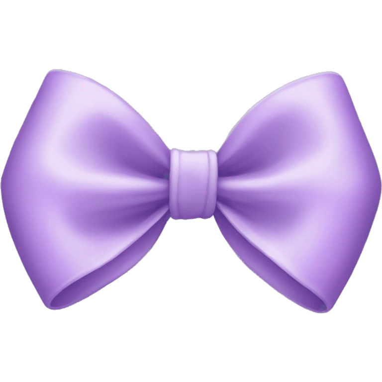 Lilac bow emoji