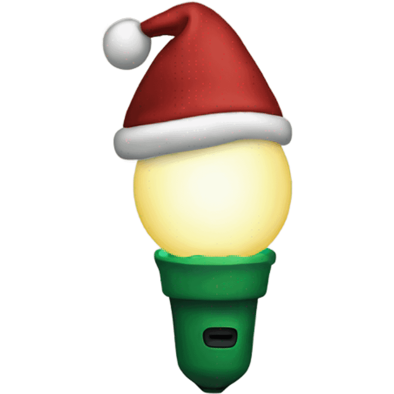 Christmas light emoji