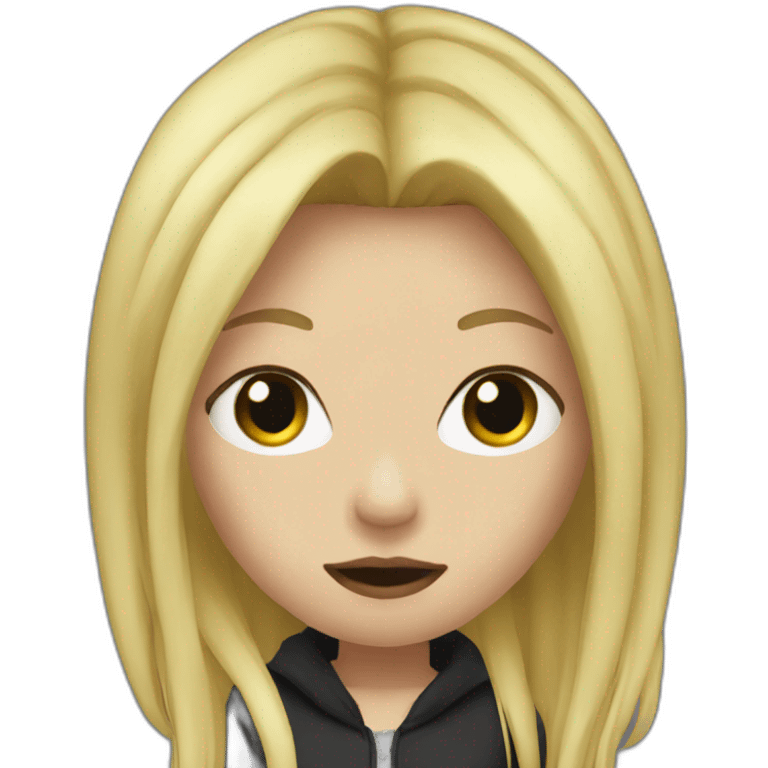 blonde-female-death-metal-vocalist emoji