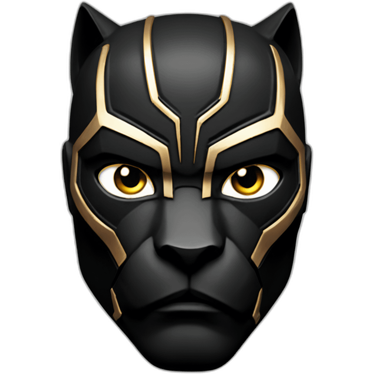 black panter marvel logo emoji