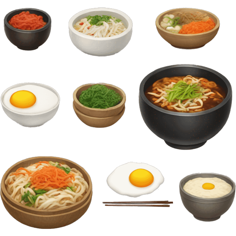 Korean food emoji