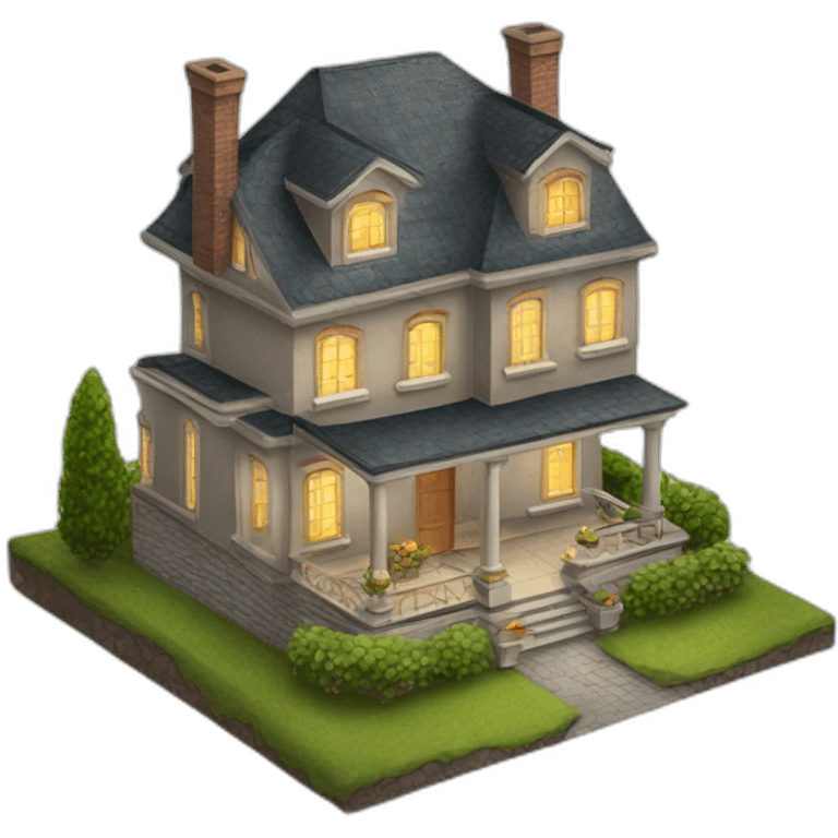 luxury house emoji