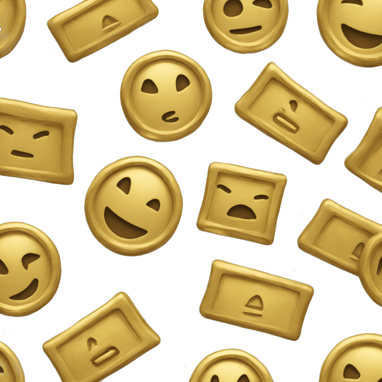 gold plate emoji