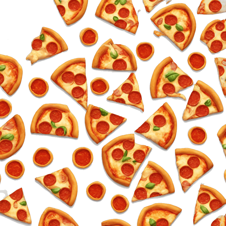 A delicious pizza emoji emoji