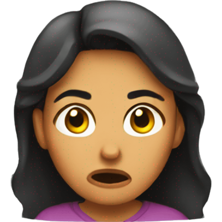 Hispanic mom mad emoji