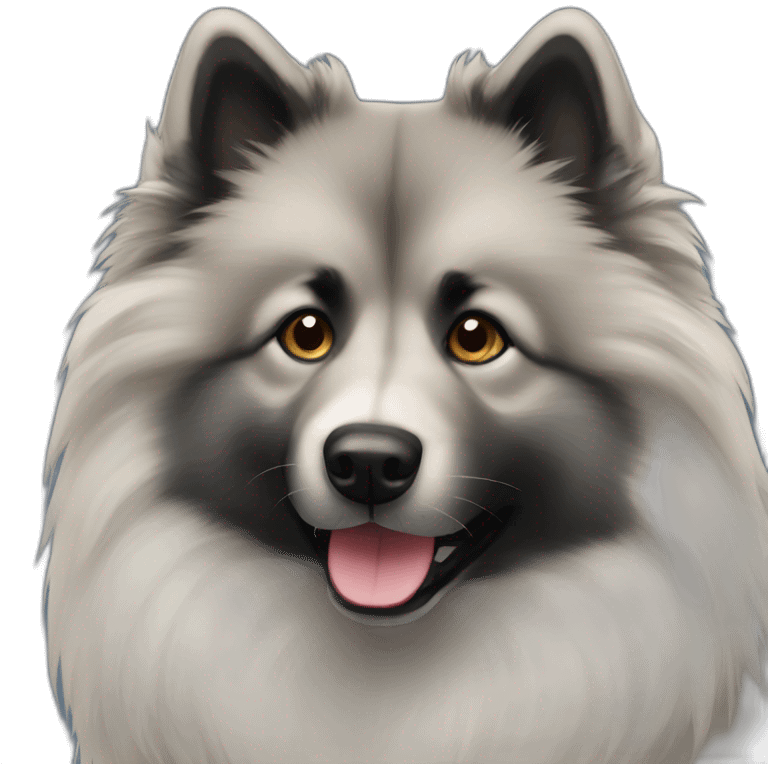 Keeshond emoji