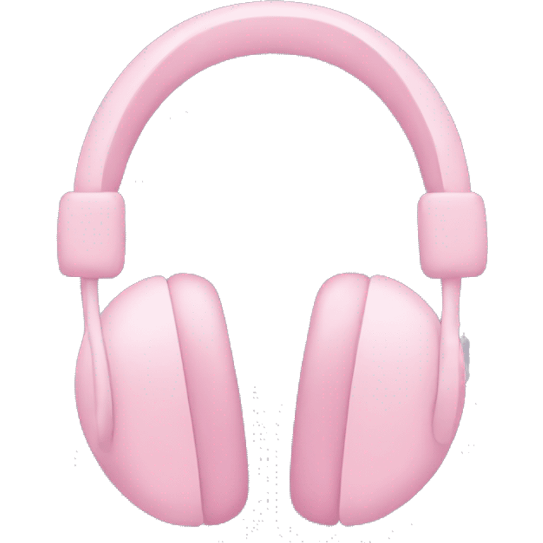 pastel pink headphone emoji