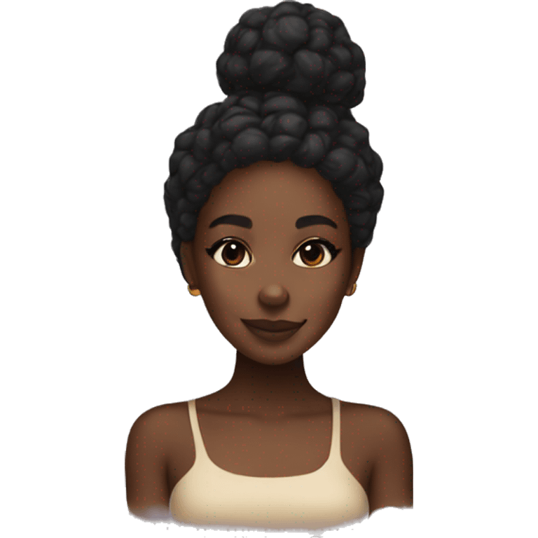 Black girl skincare emoji