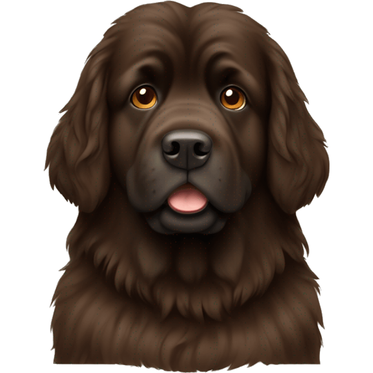 Brown Newfoundland  emoji