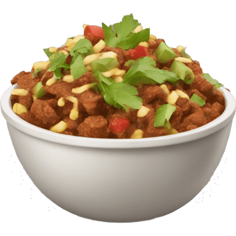 Chipotle bowl emoji