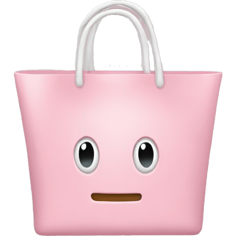 Light pink shopping  emoji