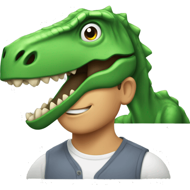 dinosaur on a dad emoji