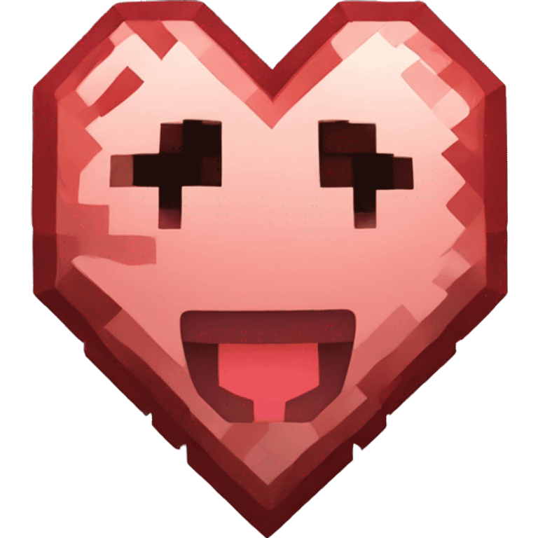 Minecraft hardcore heart emoji