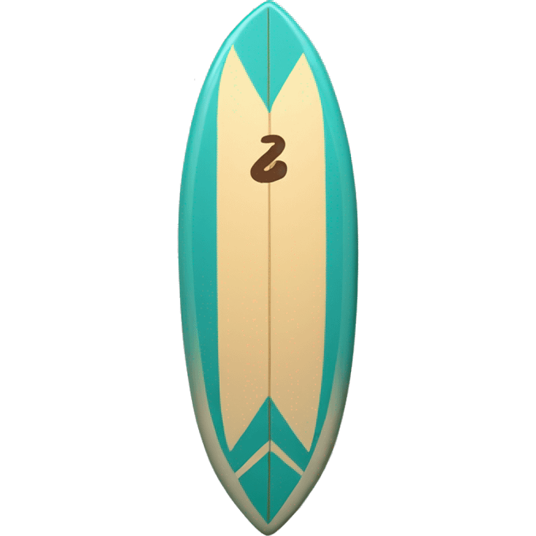 a muscular surfboard emoji