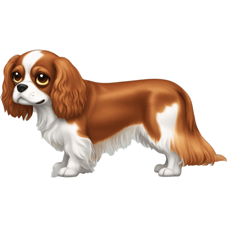 Cavalier king charles spaniel dog emoji