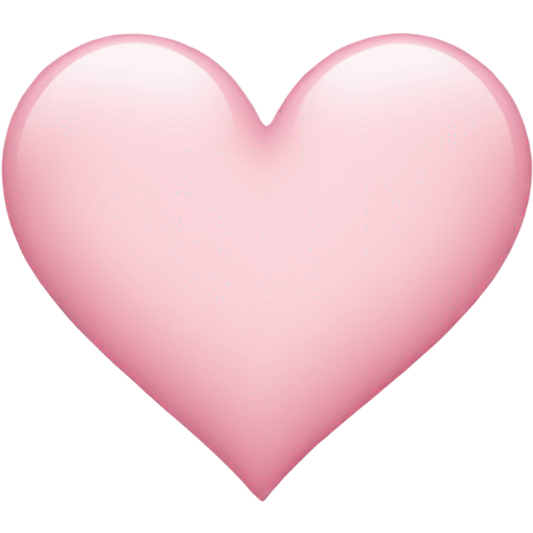 Light pink heart emoji