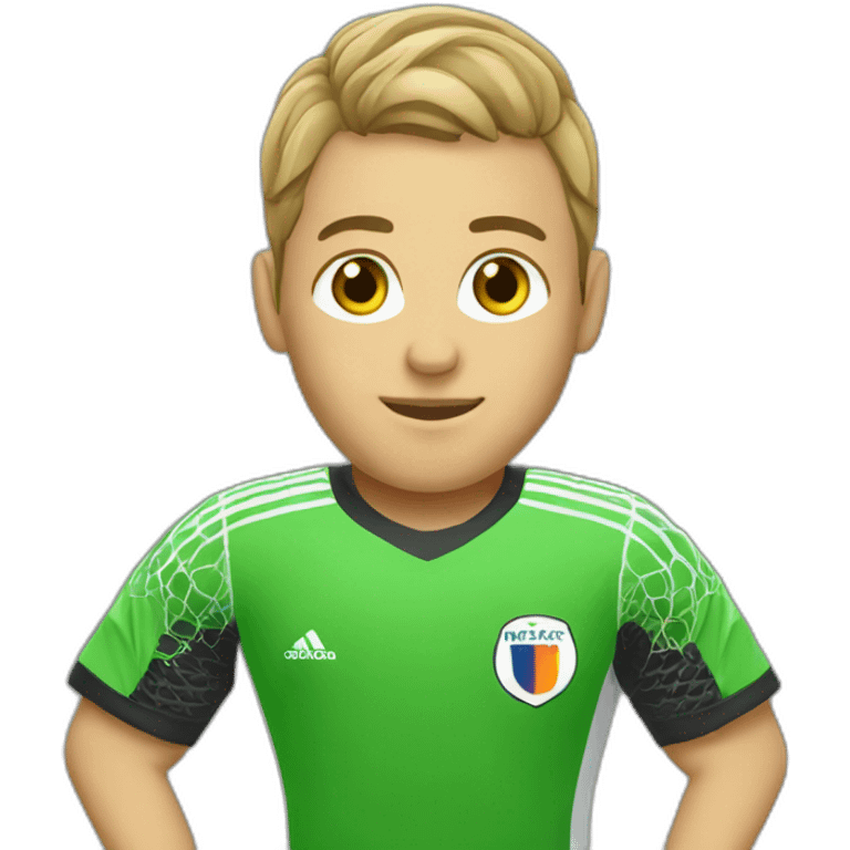 Goalkeeper soccer emoji