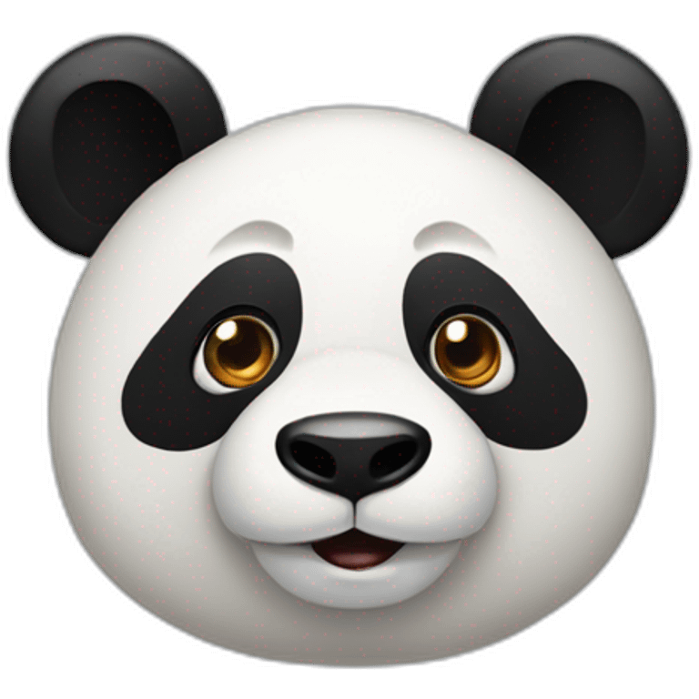 panda malvado-ametralladora emoji